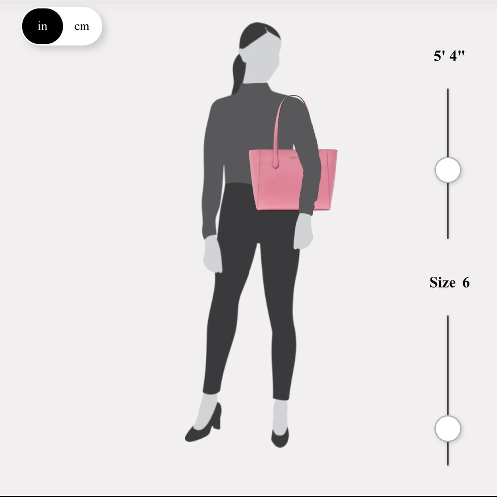 🆕♠️ Kate Spade Staci Medium Tote in Blossom Pink🌸 **BAG ONLY - Picture 8 of 9